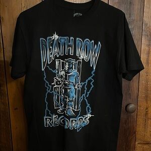 Death Row Records Black Graphic Tee - Men's Short Sleeve Shirt